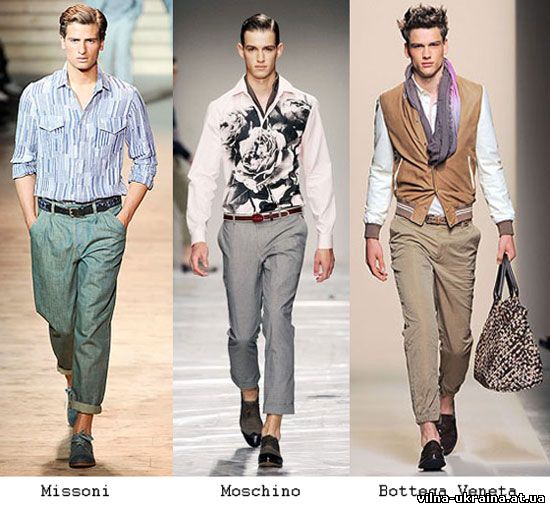 Мужская мода 2010, брюки Весна - Лето.